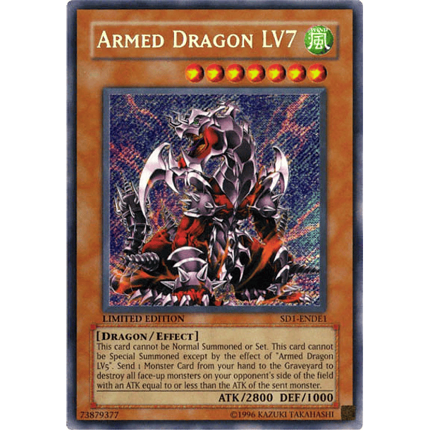 Armed Dragon LV7 - SD1-ENDE1 - Secret Rare