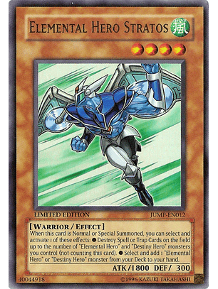 Elemental Hero Stratos - JUMP-EN012 - Ultra Rare