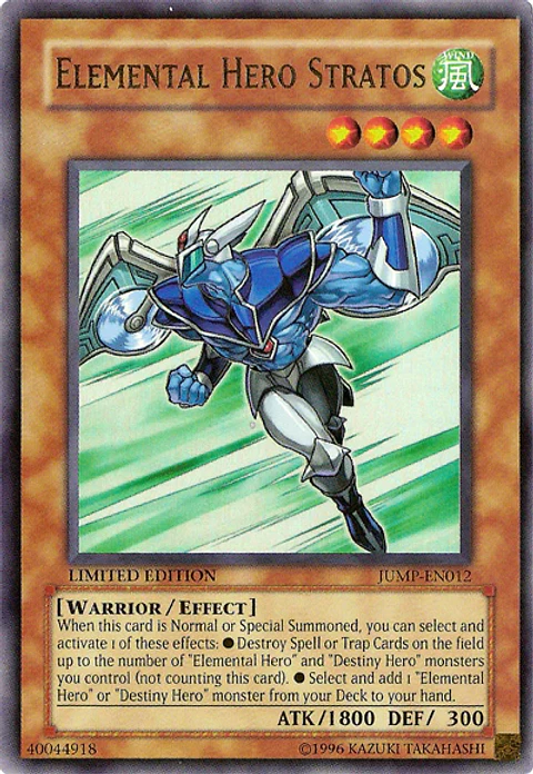 Elemental Hero Stratos - JUMP-EN012 - Ultra Rare