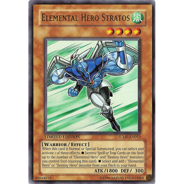 Elemental Hero Stratos - JUMP-EN012 - Ultra Rare