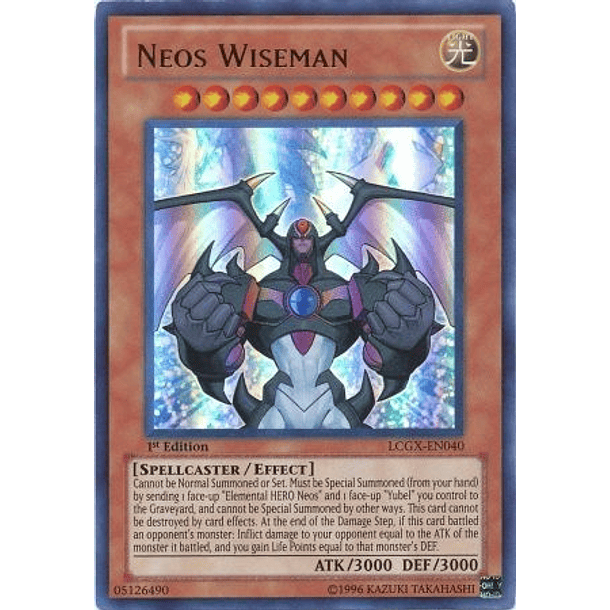 Neos Wiseman - LCGX-EN040 - Ultra Rare 1st Edition