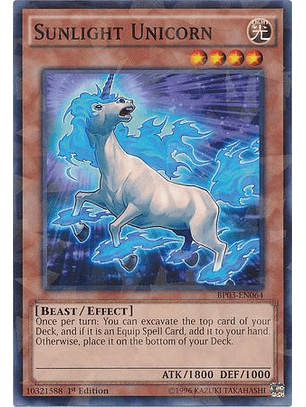 Sunlight Unicorn - BP03-EN064 - Shatterfoil Rare 
