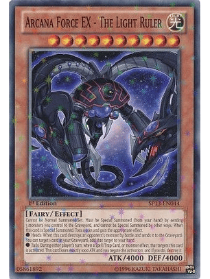 Arcana Force EX - The Light Ruler - SP13-EN044 - Starfoil Rare