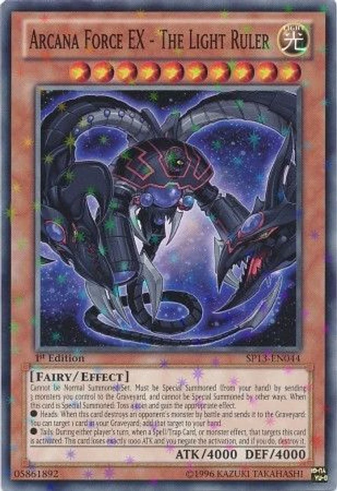 Arcana Force EX - The Light Ruler - SP13-EN044 - Starfoil Rare