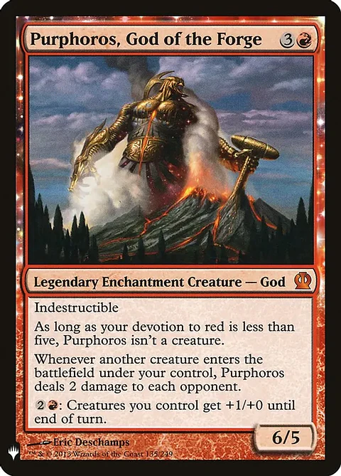 Purphoros, God of the Forge - Mystery Booster Cards (MB1) - M