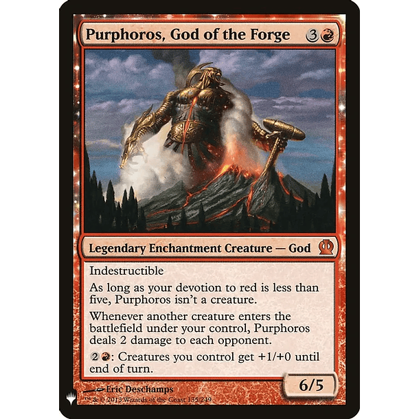 Purphoros, God of the Forge - Mystery Booster Cards (MB1) - M