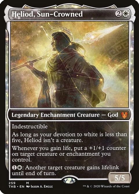 Heliod, Sun-Crowned (Showcase) - Theros Beyond Death (THB) - M