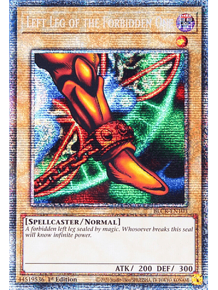 Left Leg of the Forbidden One - BLCR-EN103 - Starlight Rare 