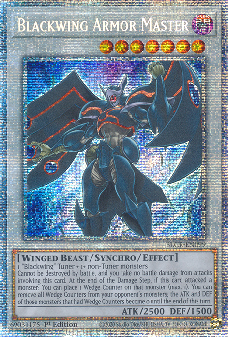 Blackwing Armor Master - BLCR-EN099 - Starlight Rare  1