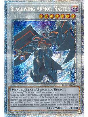Blackwing Armor Master - BLCR-EN099 - Starlight Rare 