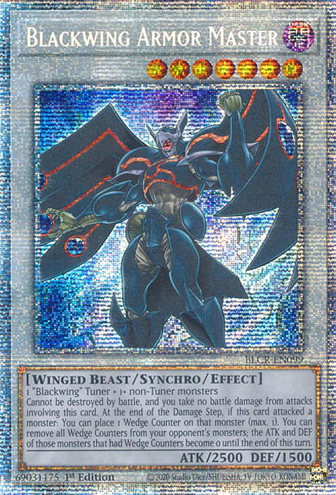 Blackwing Armor Master - BLCR-EN099 - Starlight Rare 