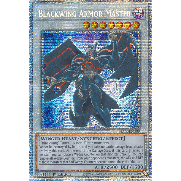 Blackwing Armor Master - BLCR-EN099 - Starlight Rare 