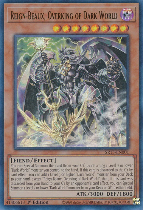 Reign-Beaux, Overking of Dark World - SR13-EN001 - Ultra Rare