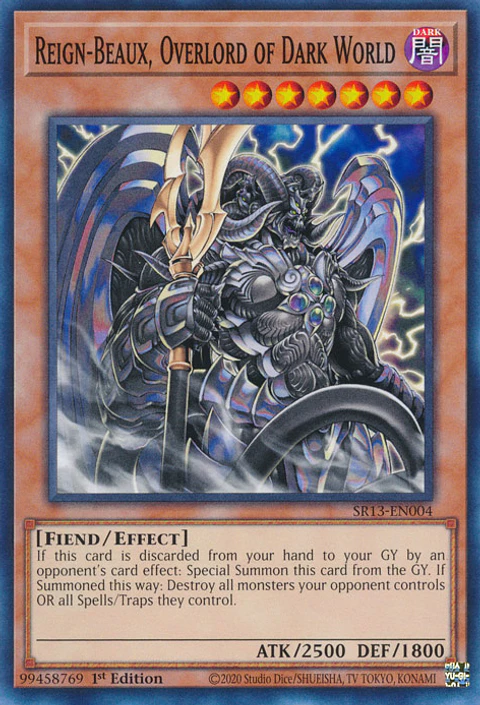 Reign-Beaux, Overlord of Dark World - SR13-EN004 - Common 