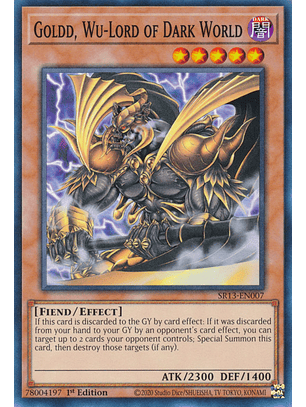 Goldd, Wu-Lord of Dark World - SR13-EN007 - Common 