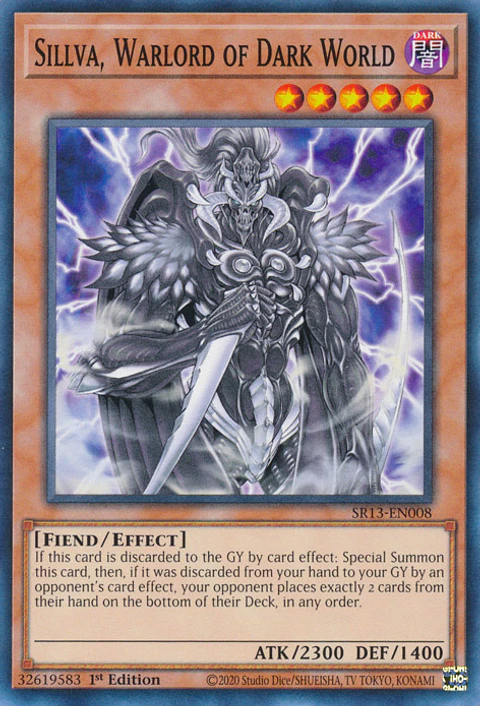 Sillva, Warlord of Dark World - SR13-EN008 - Common 