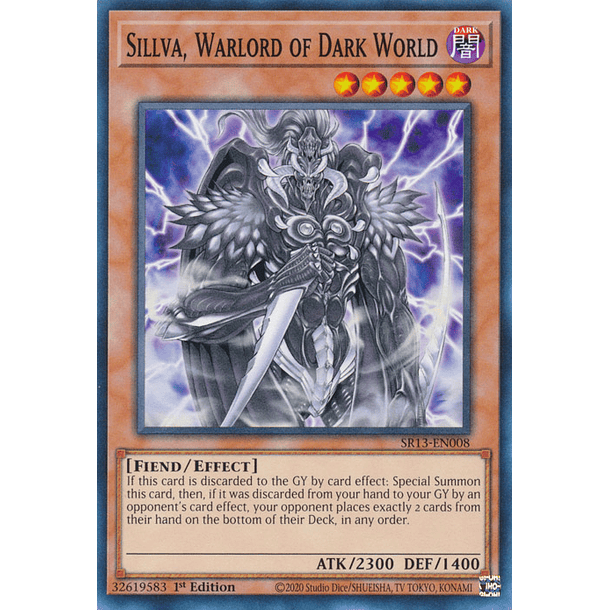 Sillva, Warlord of Dark World - SR13-EN008 - Common 