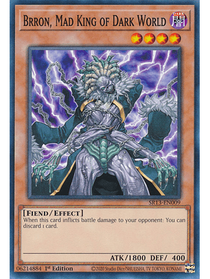 Brron, Mad King of Dark World - SR13-EN009 - Common 