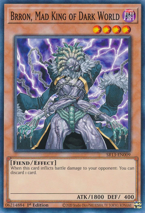 Brron, Mad King of Dark World - SR13-EN009 - Common 