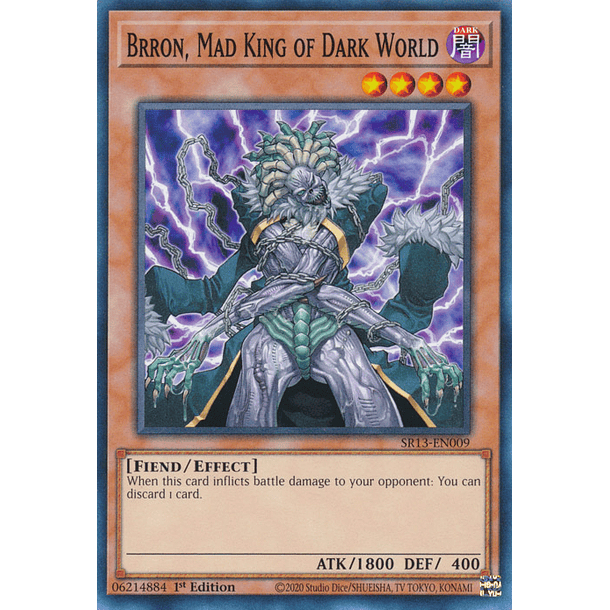 Brron, Mad King of Dark World - SR13-EN009 - Common 