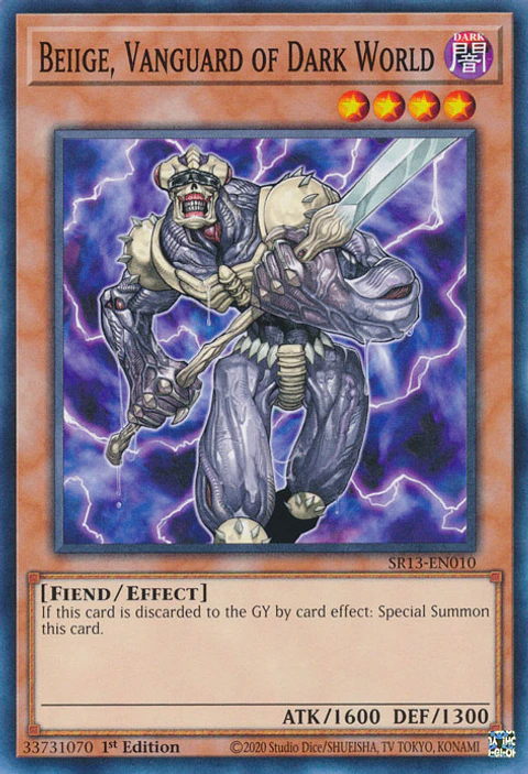 Beiige, Vanguard of Dark World - SR13-EN010 - Common 