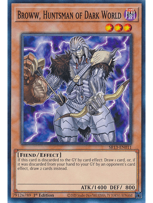 Broww, Huntsman of Dark World - SR13-EN011 - Common 