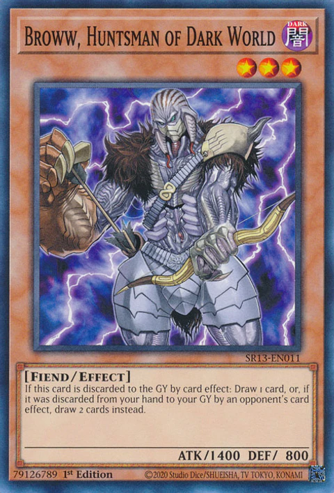 Broww, Huntsman of Dark World - SR13-EN011 - Common 
