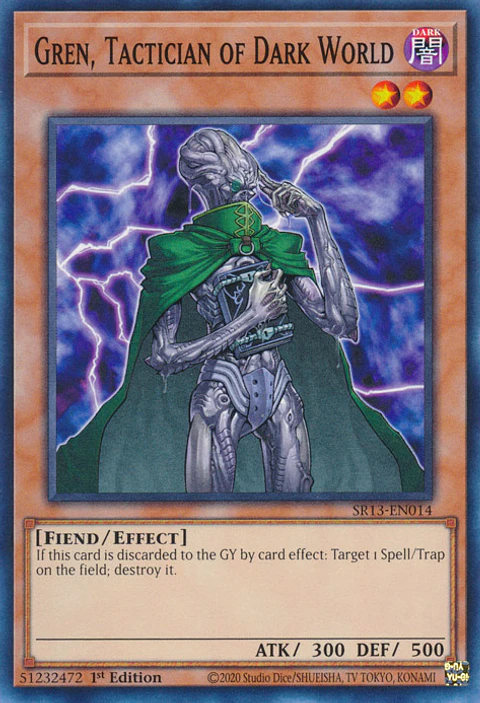 Gren, Tactician of Dark World - SR13-EN014 - Common 