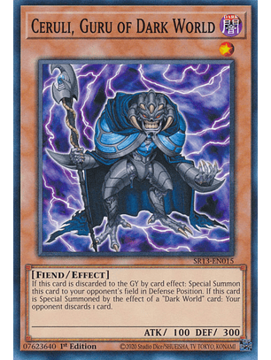 Ceruli, Guru of Dark World - SR13-EN015 - Common 
