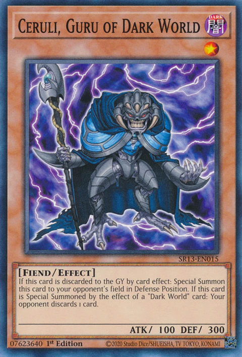 Ceruli, Guru of Dark World - SR13-EN015 - Common 