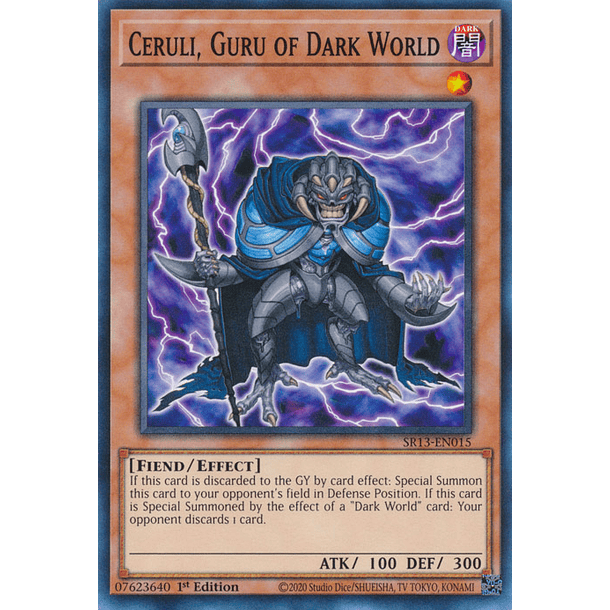Ceruli, Guru of Dark World - SR13-EN015 - Common 