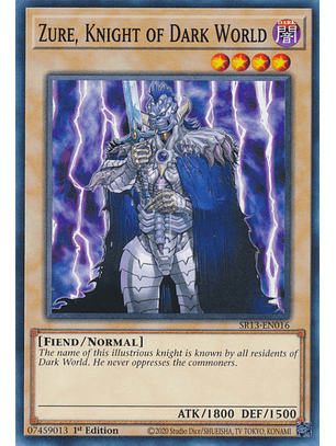 Zure, Knight of Dark World - SR13-EN016 - Common 