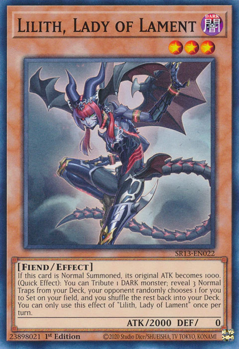 Lilith, Lady of Lament - SR13-EN022 - Common 