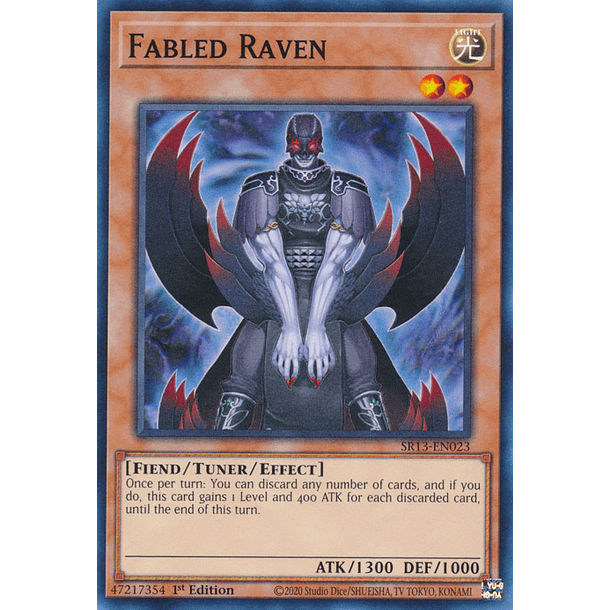 Fabled Raven - SR13-EN023 - Common 