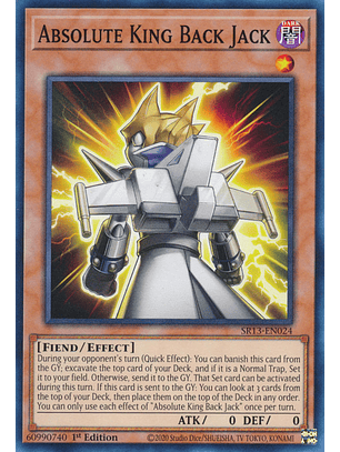 Absolute King Back Jack - SR13-EN024 - Common 
