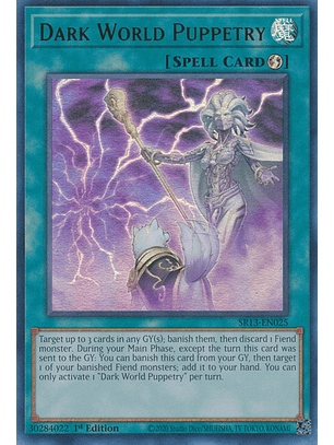 Dark World Puppetry - SR13-EN025 - Ultra Rare