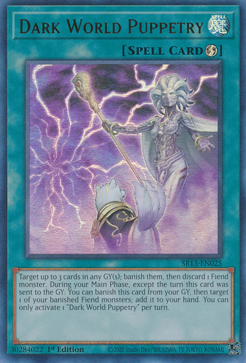 Dark World Puppetry - SR13-EN025 - Ultra Rare