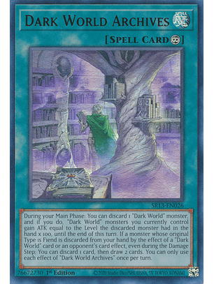 Dark World Archives - SR13-EN026 - Ultra Rare 