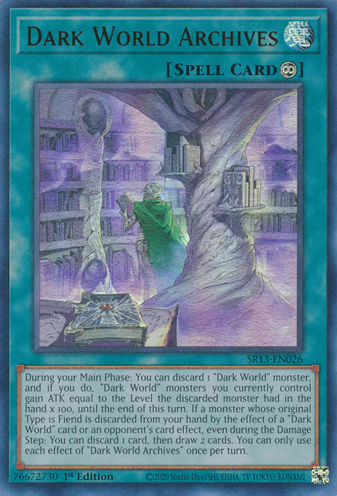Dark World Archives - SR13-EN026 - Ultra Rare 