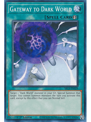 Gateway to Dark World - SR13-EN029 - Common 