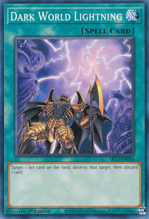 Dark World Lightning - SR13-EN030 - Common 