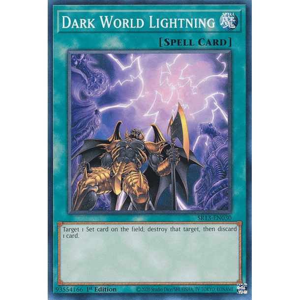 Dark World Lightning - SR13-EN030 - Common 