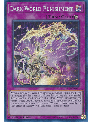 Dark World Punishment - SR13-EN033 - Super Rare
