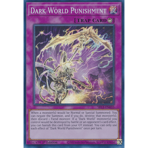 Dark World Punishment - SR13-EN033 - Super Rare