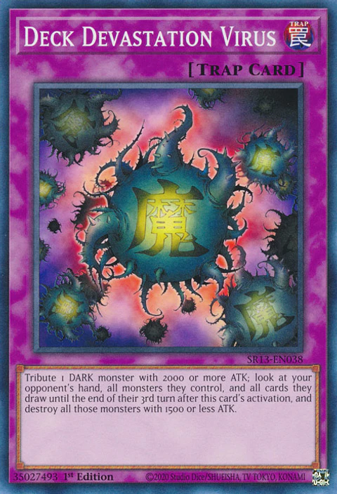 Deck Devastation Virus - SR13-EN038 - Common 