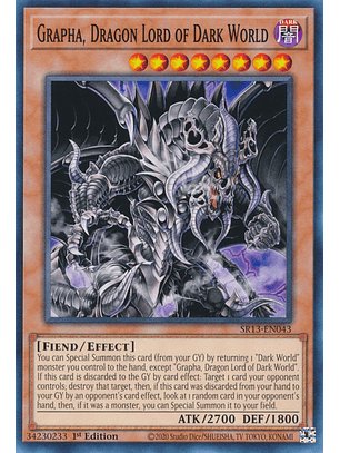 Grapha, Dragon Lord of Dark World - SR13-EN043 - Common 