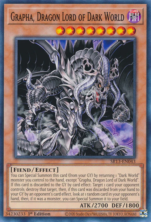 Grapha, Dragon Lord of Dark World - SR13-EN043 - Common 