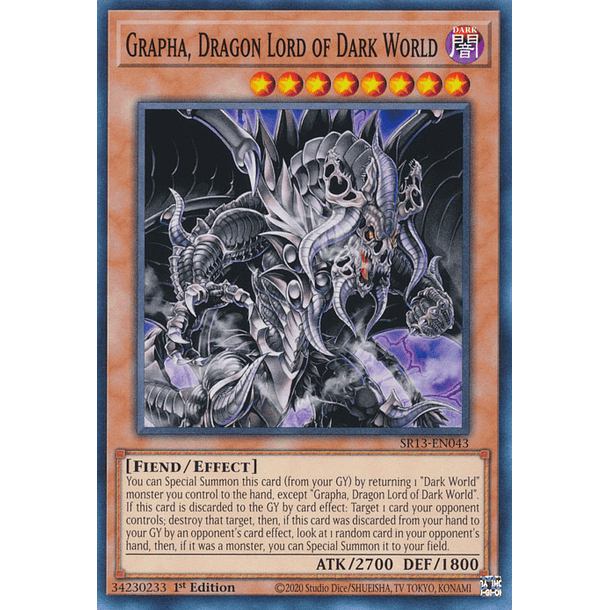 Grapha, Dragon Lord of Dark World - SR13-EN043 - Common 