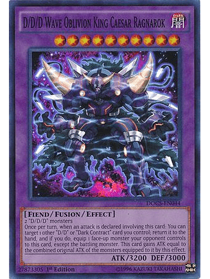 D/D/D Wave Oblivion King Caesar Ragnarok - DOCS-EN044 - Super Rare 