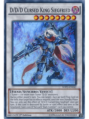 D/D/D Cursed King Siegfried - SDPD-EN042 - Super Rare 